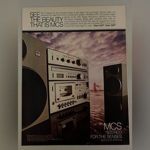 MCS 1981 Magazine Vintage Advertisement